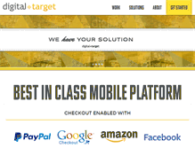 Tablet Screenshot of digitaltargetmarketing.com